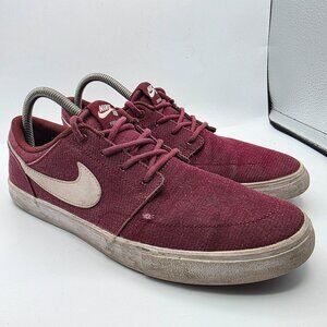 Nike SB Portmore 2 Mens Size 8.5 Red Sneaker Shoes Casual Outdoor Skateboarding